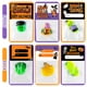 thumbnail image 4 of Juguetes mochi antiestrés de Halloween DKJOAZ, paquete de 24, recuerdos para fiesta, 4 of 9