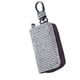 thumbnail image 5 of Car Key Fob Case PU Leather Universal Con Gancho De Metal Vehicle Key Fob Holder White, 5 of 5