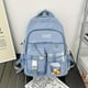 thumbnail image 1 of Kawaii Plaid Pattern Laptop Backpack, Preppy Style Student School Bag, Multi Pocket Travel Bookbag For Teen Girls, 1 of 5