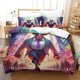 thumbnail image 1 of Owl Anime Duvet Cover 3D Print Quilt Cover Comforter Covers for Boys Girls Bedding Set Soft Microfiber with Pillow Cases with Zipper Closure 2 Pieces Twin, 1 of 5