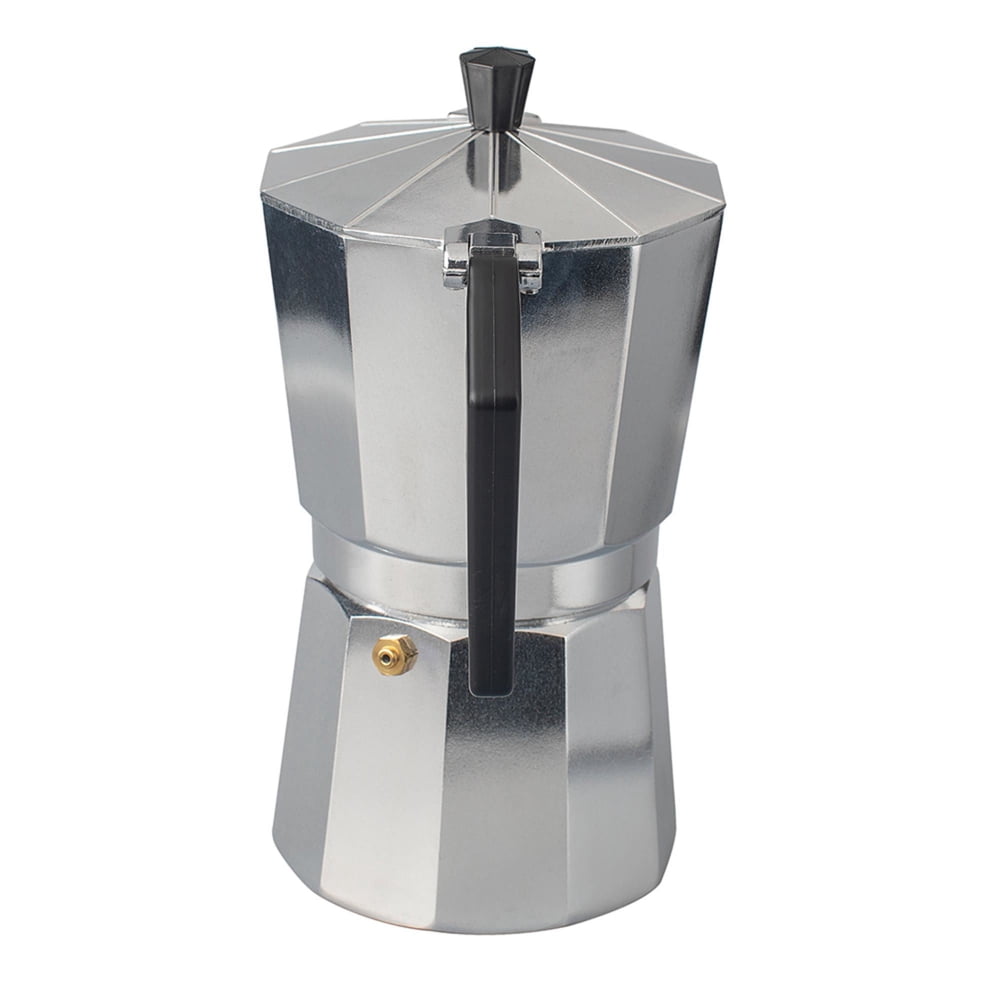 Mainstays Cafetera Italiana 450 ml Plateado, foto 2