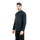 thumbnail image 3 of Polera Pique Quebec Manga Larga Negro Hombre, 3 of 7