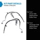thumbnail image 3 of Juego De Mangueras De Freno Delanteras Para Ford F 250 F 350 F 450 F 550, 3 of 8