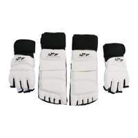 Magideal - Taekwondo Manual Y Protector De Pies, Guantes De Karate Guardia De Guarding Guard De Gear Foot Para Luchar , Xxs