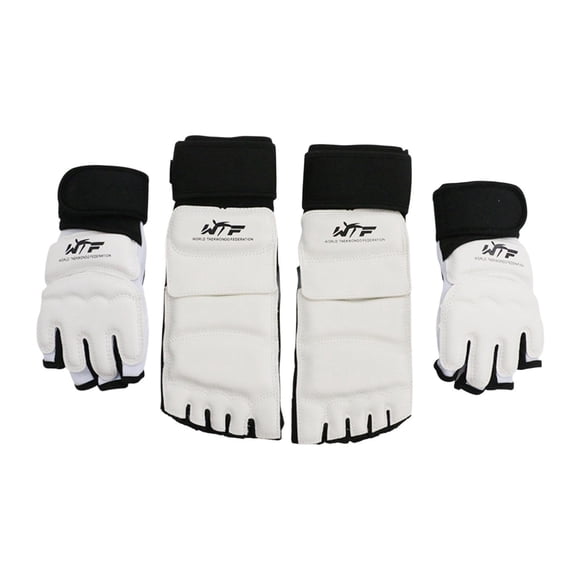Taekwondo Hand And Foot Protector Guard De Pie Para Kung Fu Grappling Wrestling XXS
