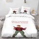 thumbnail image 1 of Little Ghost-Christmas in Charge Printed Bedding Set | Includes 1 Duvet Cover and 2 Pillowcases Soft and Comfortable Suitable for All Seasons, 1 of 5