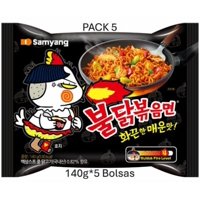 Buldak Ramen Samyang 140G*Pack 5 Bolsas
