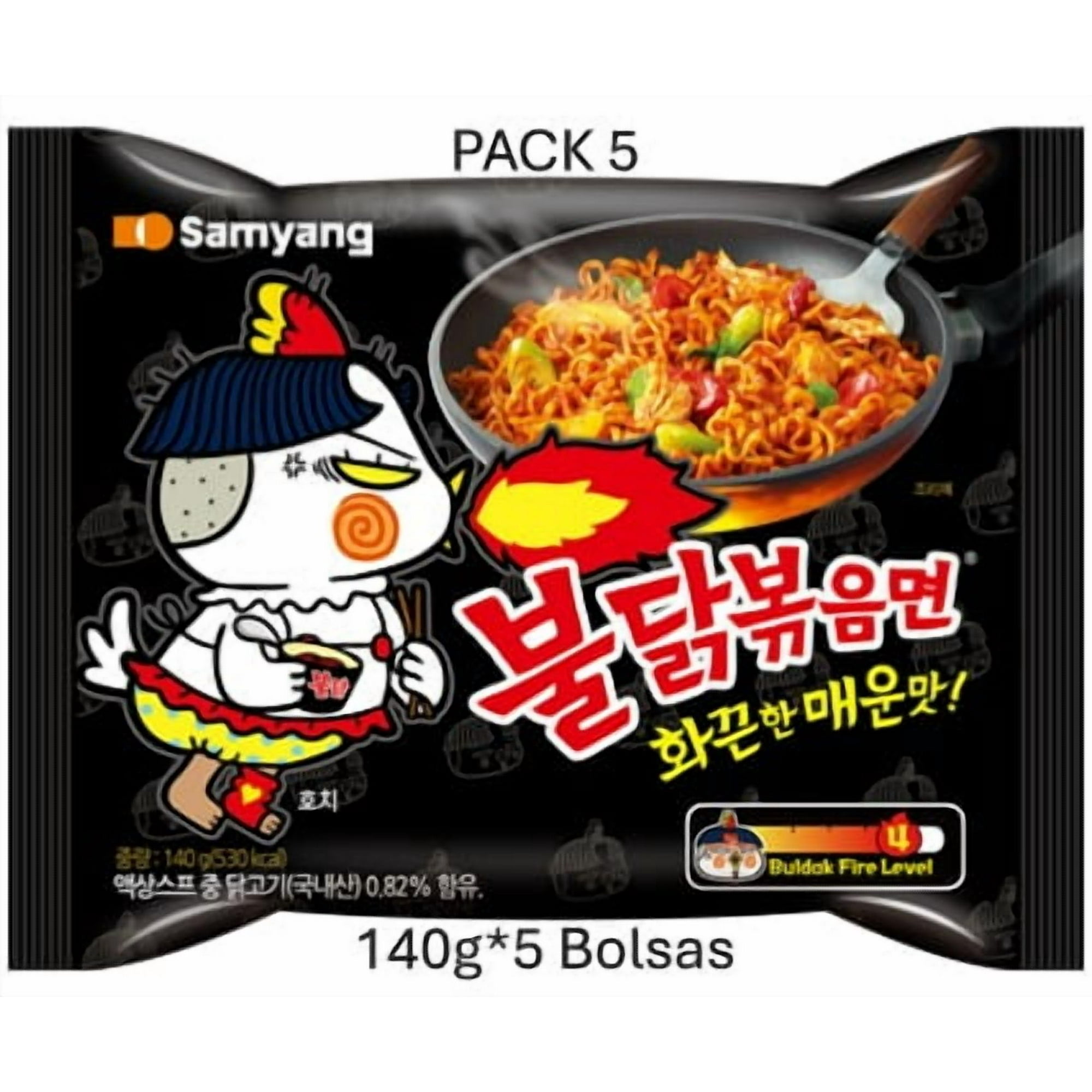 Buldak Ramen Samyang 140g*pack 5 Bolsas