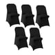 thumbnail image 5 of 5 Fundas Protectoras De Licra Para Sillas Plegables, Para Eventos Especiales, Bodas, Color Negro, 5 of 5
