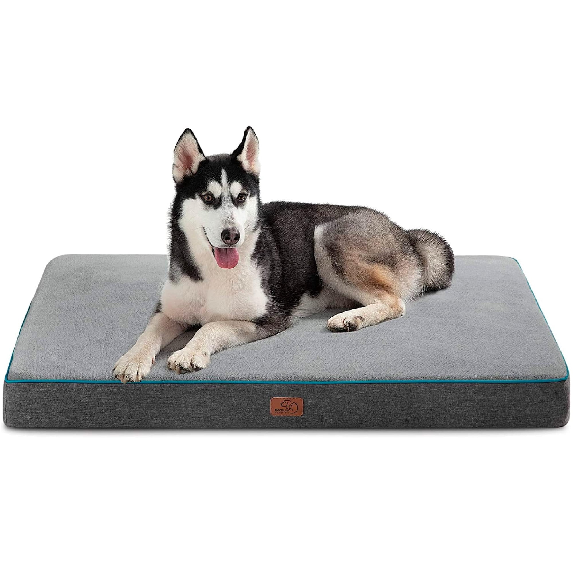 Bedsure - Cama Ortopédica De Espuma Viscoelástica Para Perros Grandes, Impermeable