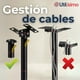 thumbnail image 5 of Soporte TV 26 a 55 Pulgadas 55Kg Soporte TV de Techo Pared Ajustable, 5 of 11
