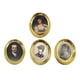 thumbnail image 5 of 4x Marco De Pintura De Retrato De Metal Dorado Pintura Al óleo 1:12 Muebles En Miniatura, 5 of 5