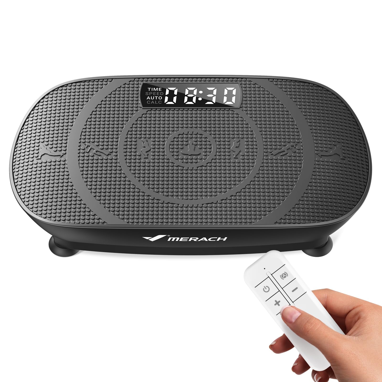 Máquina De Ejercicios Con Placas Vibratorias Merach Con Seguimiento De Calorías