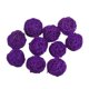thumbnail image 3 of 10 unids 3 cm mimbre bolas de ratán navidad banquete de boda artesanía decorativa púrpura, 3 of 5