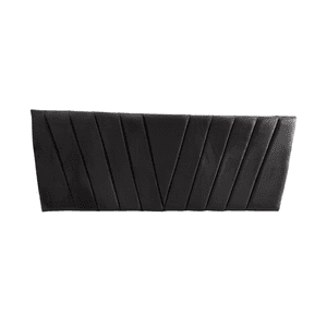 Importclick - Respaldo Moderno Lineal 2 Plazas 150X60 Cm Negro Lino