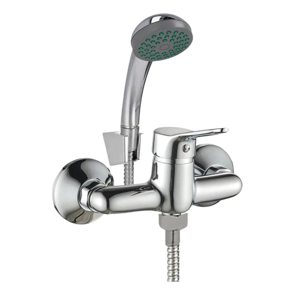 Llave Monomando Tina Ducha Colomba Acabado Cromado Color Plateado Klac Tools Market