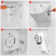 thumbnail image 5 of Soporte de ángulo ajustable para cámaras Infant Optics DXR-8, Motorola, Samsung, Babysense y la mayoría de monitores universales, 5 of 9