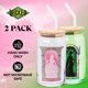 thumbnail image 2 of Vaso de vidrio Silver Buffalo Wicked (2 piezas) 473 ml, 2 of 7