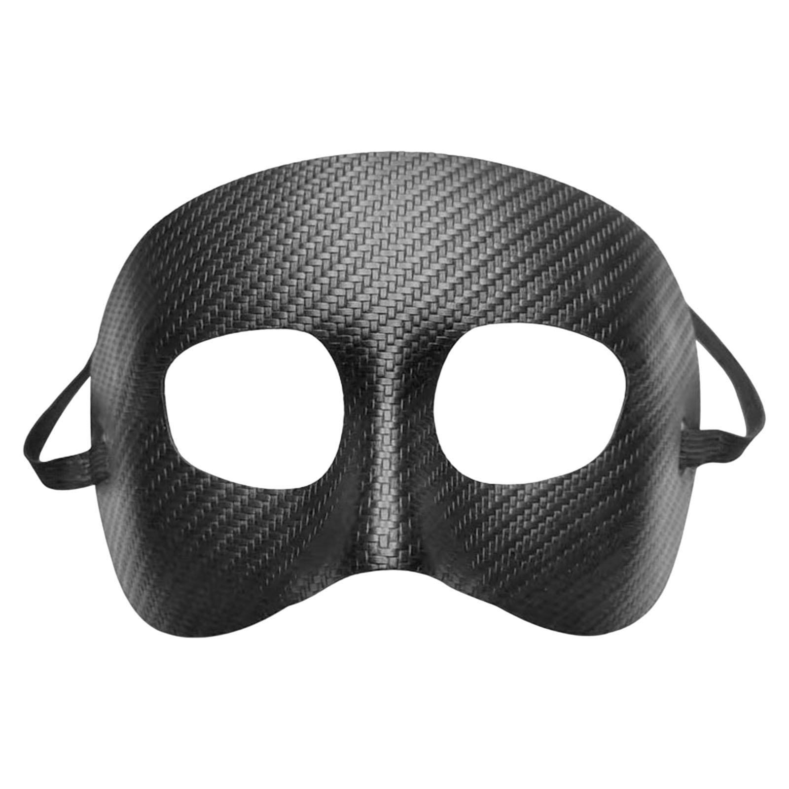 Magideal - Durable Baloncesto Cubierta Facial Protectora Inastillable Con Acolchado Cara Guardia De Pvc Para Deportes Adultos Mujeres Hombres Niñas