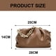 thumbnail image 2 of Bolso de cadena para mujer, cartera tipo sobre con forma de nube, bolso de hombro plisado, bolso de cadena, 2 of 5