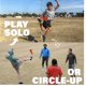 thumbnail image 5 of Entrenador de fútbol Birdie Kickit Original Play para todas las edades, rojo, 5 of 8