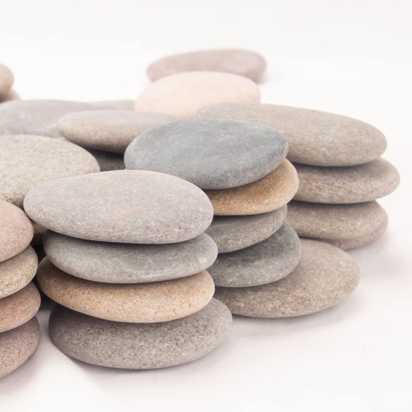 Piedras para pintar CFKJ 5,7-9,3 cm 98‑103 piezas 8,2 kg