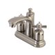 thumbnail image 1 of Grifo de baño Kingston Brass FB7628ZX de 4" tipo centerset, níquel cepillado, 1 of 3