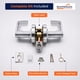 thumbnail image 2 of Cerradura de puerta Boomerang Hardware de palanca comercial, 2 of 9