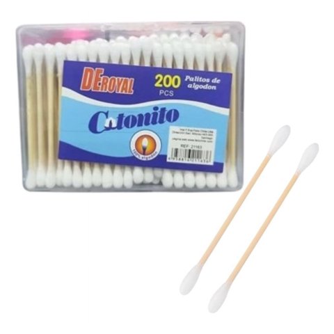 Genérico - Set 10 Cajas De Hisopos X200 Pzas Algodón Higiene Lau