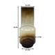 thumbnail image 3 of Florero Decorativo De Vidrio Cristal Con Diseño Tonos Café, 3 of 8