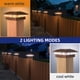 thumbnail image 2 of Luces solares para postes de cerca APONUO, paquete de 12, 4x4, IP64, color cobre, 2 of 7