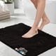 thumbnail image 1 of Alfombra de baño GORILLA GRIP de chenilla, 30 x 20 cm, absorbente, color negro, 1 of 9