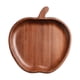 thumbnail image 1 of Tabla Para Servir Platos De Madera Plato De Madera Para Exhibiciones De Postres Ensaladas Centro De Mesa En Forma De Manzana, 1 of 3