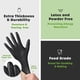 thumbnail image 3 of Guantes desechables, paquete cómodo, 100 unidades, nitrilo negro M, 3 of 7