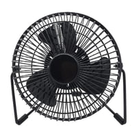 Bothyi - Ventilador De Reloj Led Usb Con Función De Visualización En Tiempo Real Ventilador De Escritorio De Oficina Calendario De 6 Pulgadas