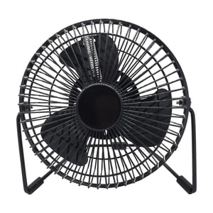 Magideal - Ventilador De Escritorio Con Ventilador De Reloj Led Usb Con Función De Visualización De Tiempo Ventilador De Escritorio Mini Ventilador Portátil Para Temperatura De 4 Pulgadas