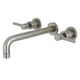 thumbnail image 1 of Grifo romano para bañera Kingston Brass Concord, níquel cepillado, 1 of 9