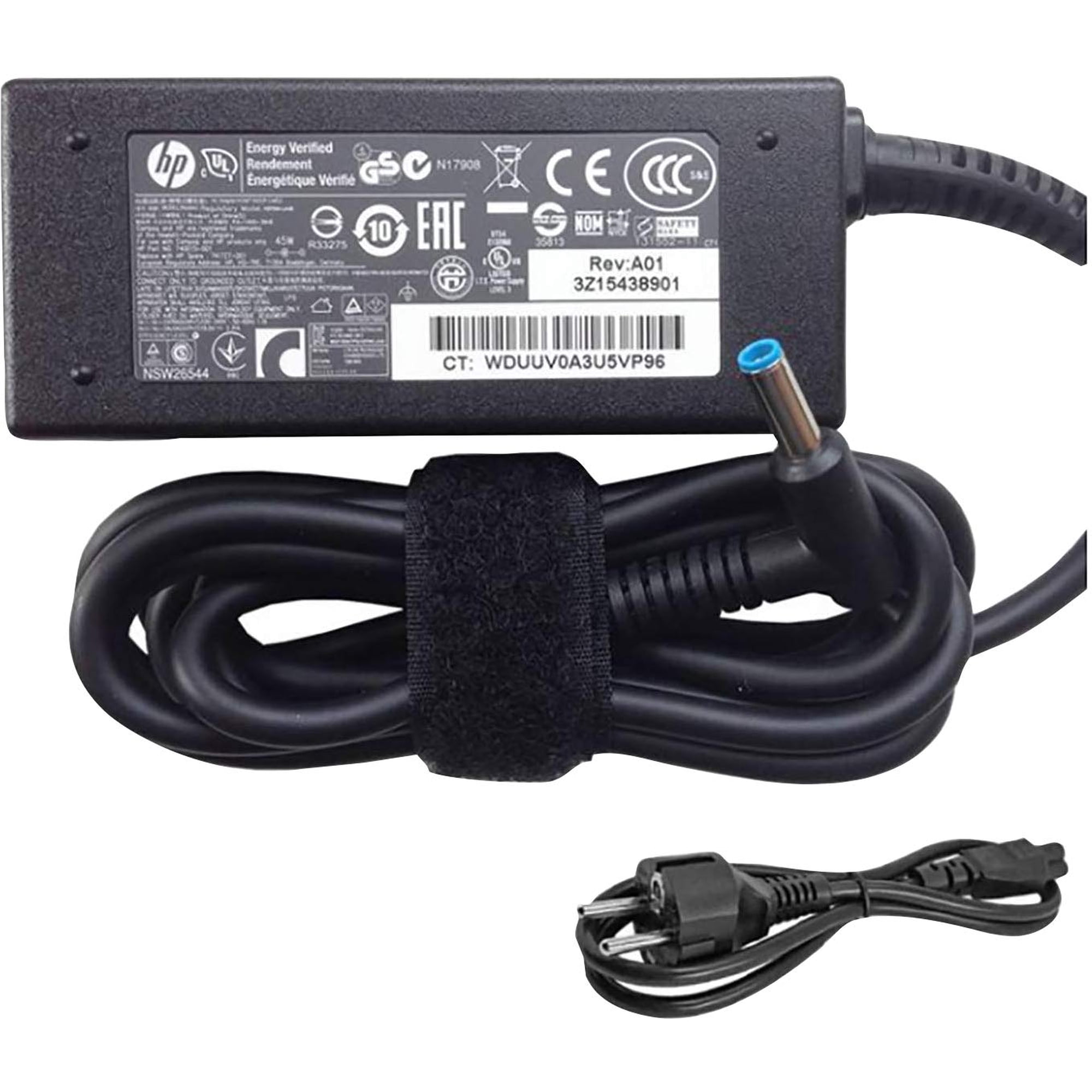 Adaptador Ac Hp H6y88aa #abb 45 W 19,5 V Con Cable De Alimentación Incluido