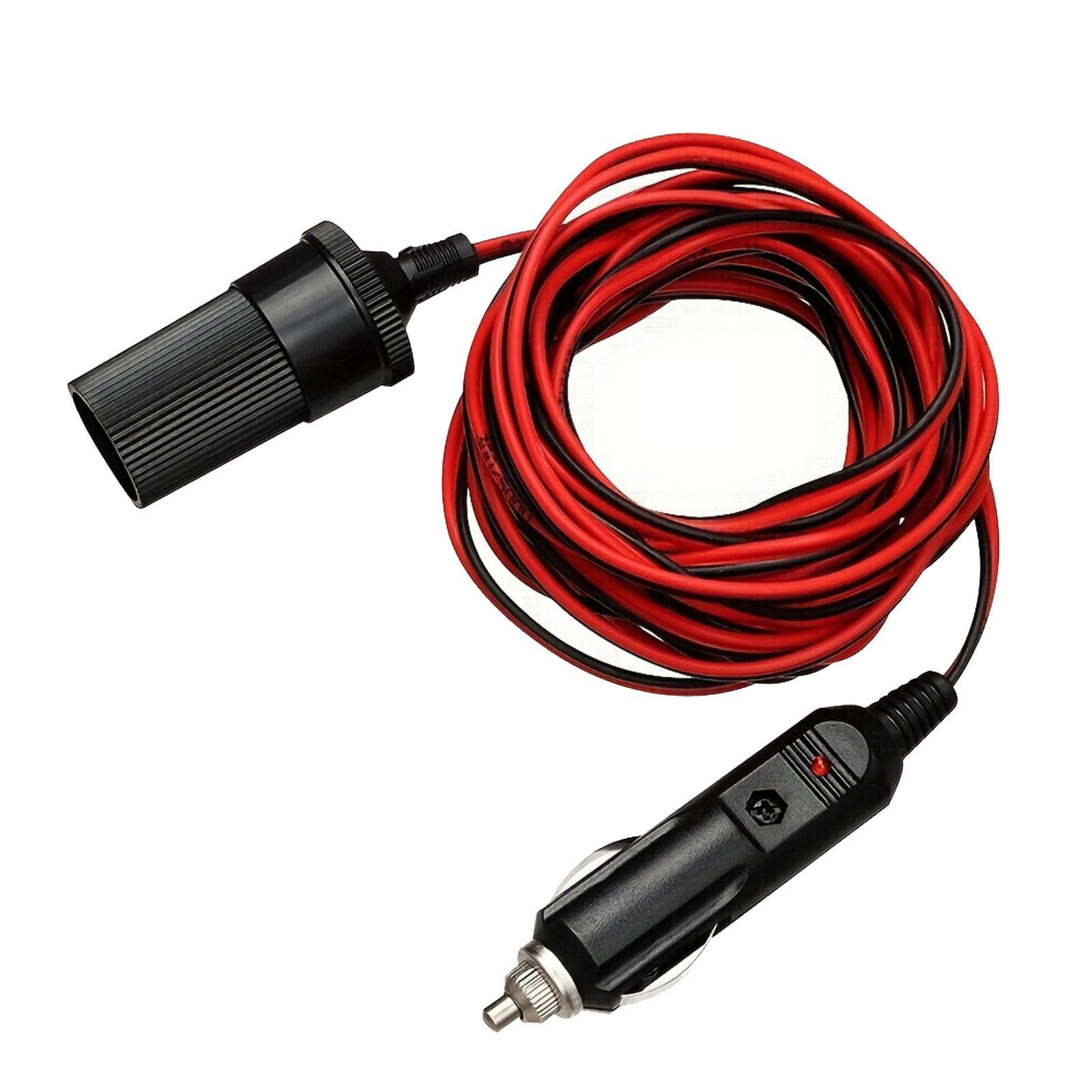 Magideal - Encendedor De Cigarrillos, Enchufe De Alimentación, Cable De Extensión, Accesorios Para Coche, Alta Calidad, 12v