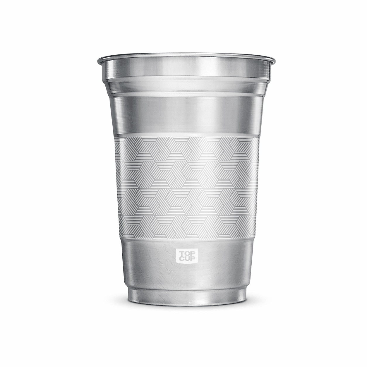 Pack 40 Unidades Vasos Aluminio Top Cup Stealth | 473 Ml