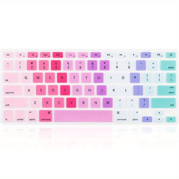 Silicone Keyboard Cover Skin For MacBook Air 13 Inch A1466 A1369(Release 2010-2017)& MacBook Pro 13" 15" 17" (2019 Or Older Version,with/Without Retina Display)