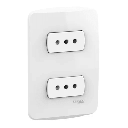 Genérico - Enchufe Doble 2p+t 10a Blanco