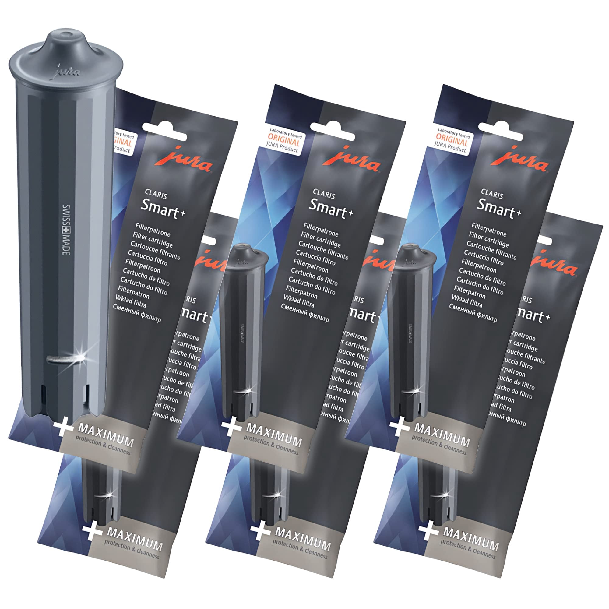 Cartucho De Filtro De Agua Jura Claris Smart+ 24232, Paquete De 6