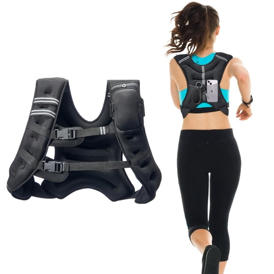 Chaleco Pesado Vevor De 13,6 Kg Con Banda Reflectante Para Hombre Y Mujer