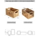 thumbnail image 2 of Cesta de almacenamiento StorageWorks Wicker Water Jacinth, paquete de 2, 2 of 8