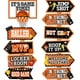 thumbnail image 1 of Letrero decorativo para fiestas de baloncesto, 20 piezas, para niños y adolescentes, 1 of 3