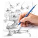 thumbnail image 5 of Lápices STAEDTLER Norica #2 HB 18 unidades azul, 5 of 6