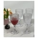 thumbnail image 2 of Copas de vino LeadingWare de plástico tallado en diamante, 350 ml, juego de 4, 2 of 5