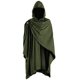 thumbnail image 1 of Capa con capucha HiiFeuer de pana verde – 150 cm, 1 of 6