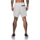 thumbnail image 2 of Short Gimnasio Hombre Con Calza Y Bolsillo Para Celular gris M, 2 of 3